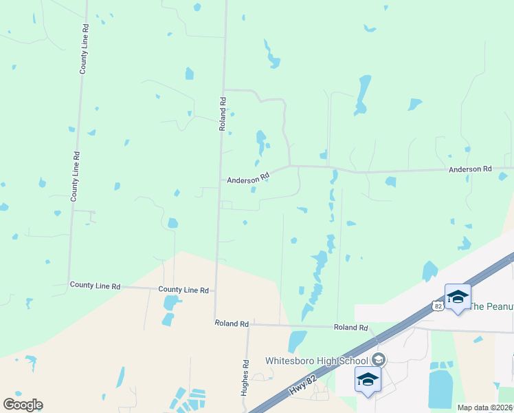 map of restaurants, bars, coffee shops, grocery stores, and more near 960 Roland Road in Whitesboro