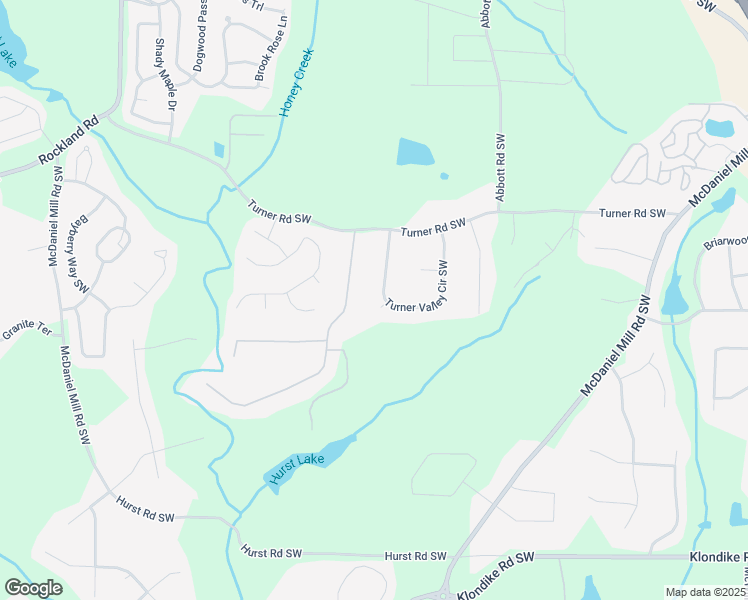 map of restaurants, bars, coffee shops, grocery stores, and more near 2758 Turner Valley Circle Southwest in Conyers