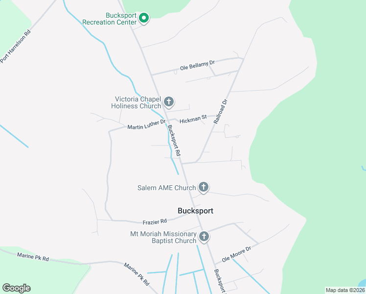 map of restaurants, bars, coffee shops, grocery stores, and more near 962 Bucksport Road in Conway