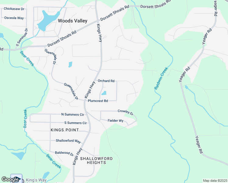 map of restaurants, bars, coffee shops, grocery stores, and more near 4953 Apple Valley Road in Douglasville