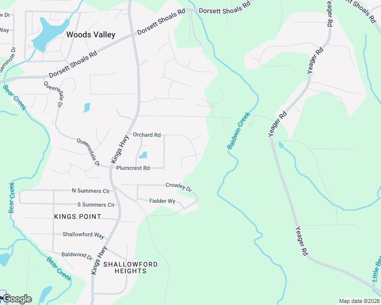 map of restaurants, bars, coffee shops, grocery stores, and more near 5950 Hilltop Drive in Douglasville
