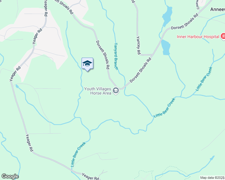 map of restaurants, bars, coffee shops, grocery stores, and more near 2493 Cotton Lane in Douglasville