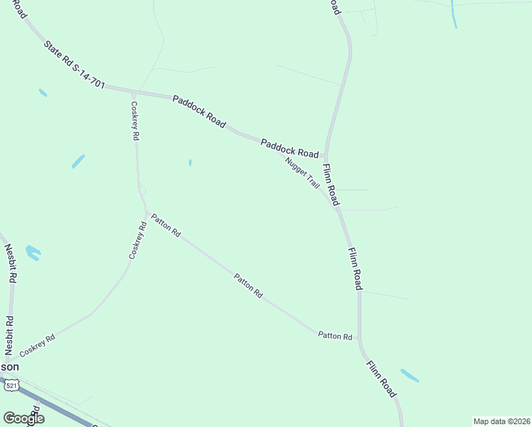 map of restaurants, bars, coffee shops, grocery stores, and more near 1512 Patton Road in Manning