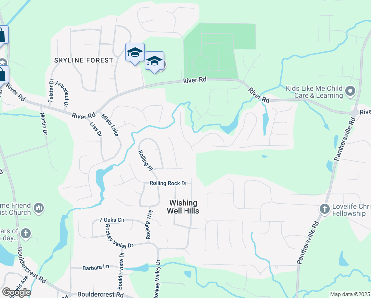 map of restaurants, bars, coffee shops, grocery stores, and more near 3897 Micah Lane in Ellenwood