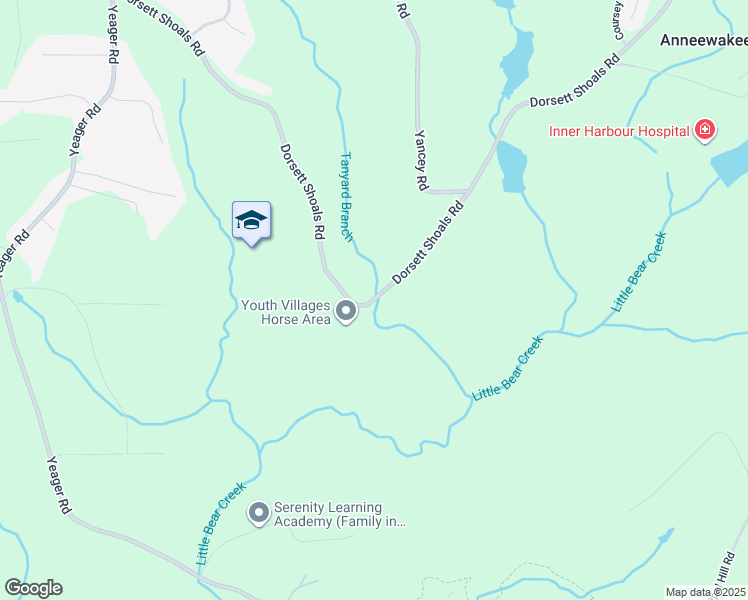 map of restaurants, bars, coffee shops, grocery stores, and more near 5252 Dorsett Shoals Road in Douglasville