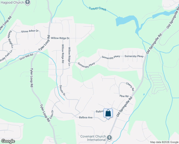 map of restaurants, bars, coffee shops, grocery stores, and more near 5630 Summit Pointe in Pinson