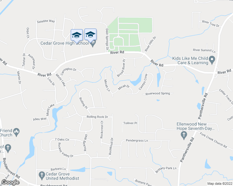map of restaurants, bars, coffee shops, grocery stores, and more near 2609 Micah Drive in Ellenwood