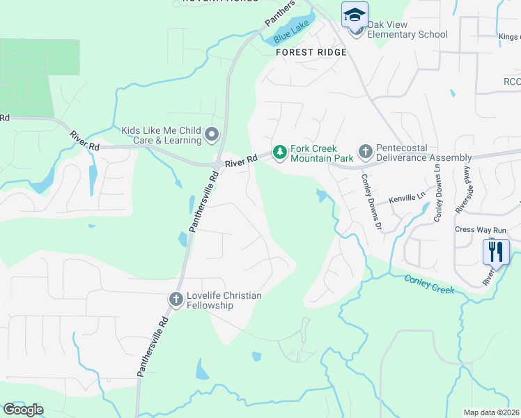 map of restaurants, bars, coffee shops, grocery stores, and more near 3818 Soapstone Road in Decatur