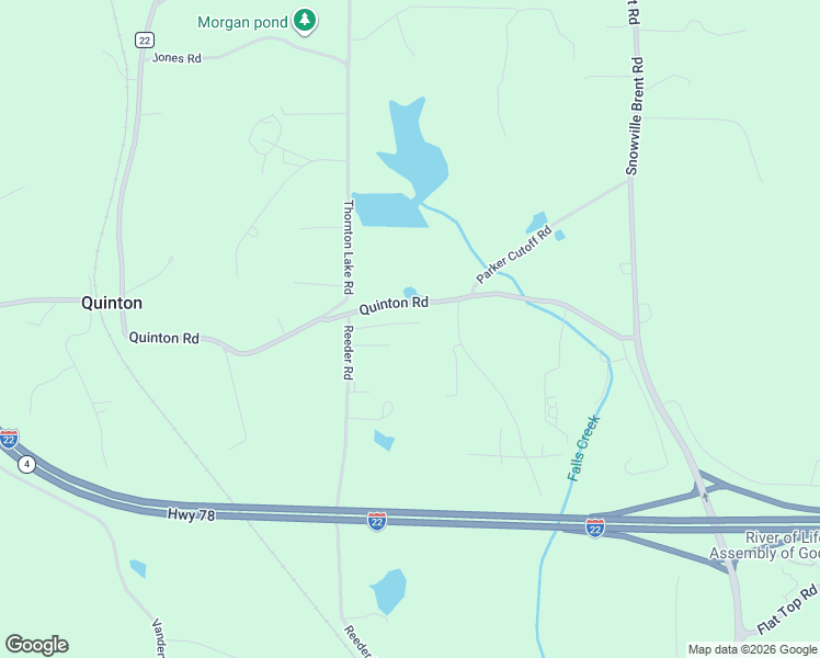 map of restaurants, bars, coffee shops, grocery stores, and more near 6700 Quinton Road in Dora