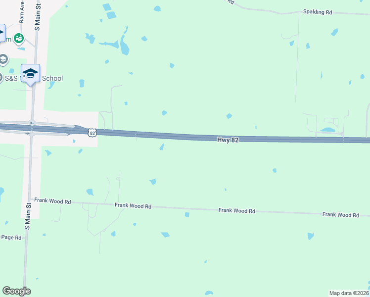 map of restaurants, bars, coffee shops, grocery stores, and more near West US Highway 82 in Sherman