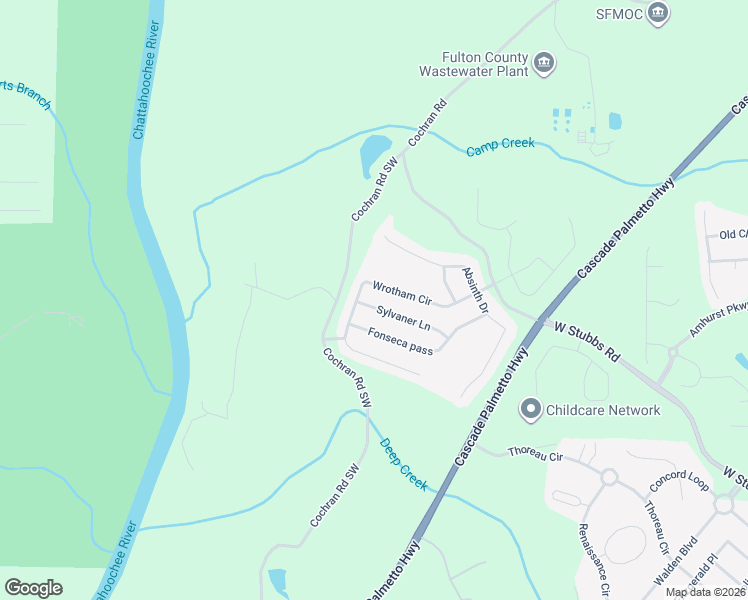 map of restaurants, bars, coffee shops, grocery stores, and more near 7735 Wrotham Circle in Atlanta