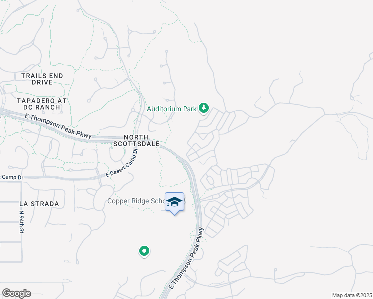 map of restaurants, bars, coffee shops, grocery stores, and more near 20497 North 100th Place in Scottsdale