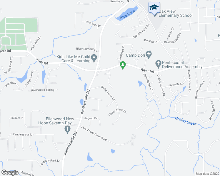 map of restaurants, bars, coffee shops, grocery stores, and more near 3795 Soapstone Road in Decatur
