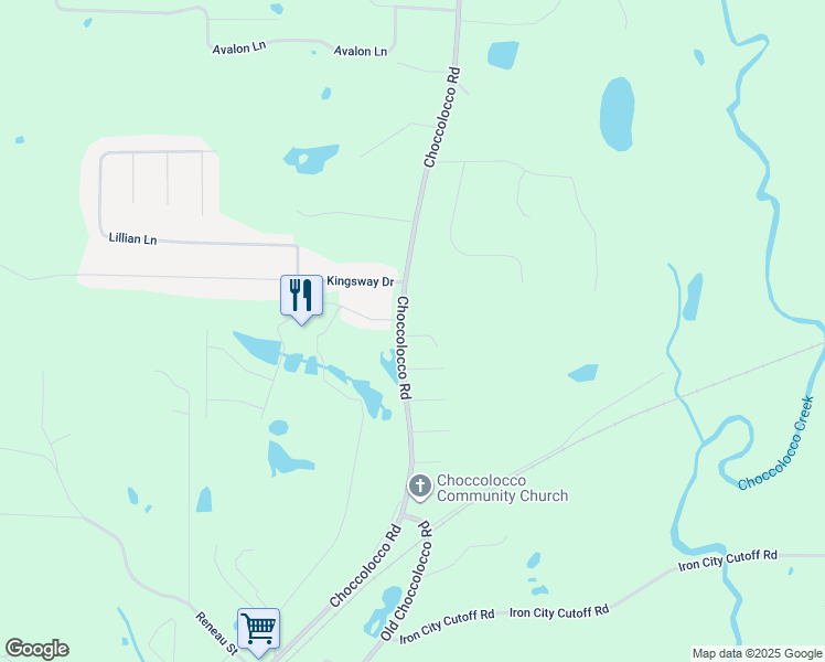 map of restaurants, bars, coffee shops, grocery stores, and more near 25 Club Estates Drive in Anniston