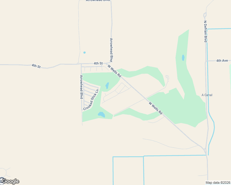 map of restaurants, bars, coffee shops, grocery stores, and more near 3589 West Wells Road in Blythe