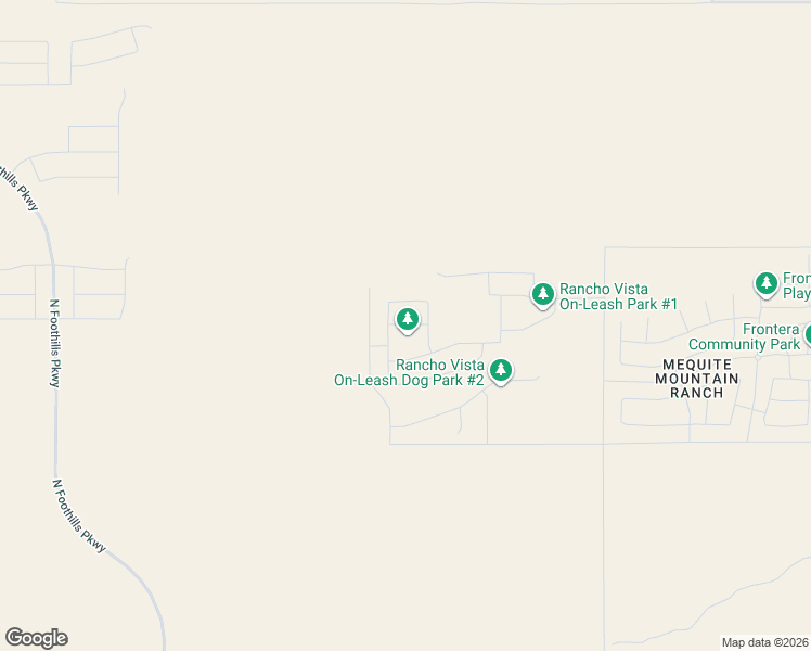 map of restaurants, bars, coffee shops, grocery stores, and more near Unnamed Road in Surprise