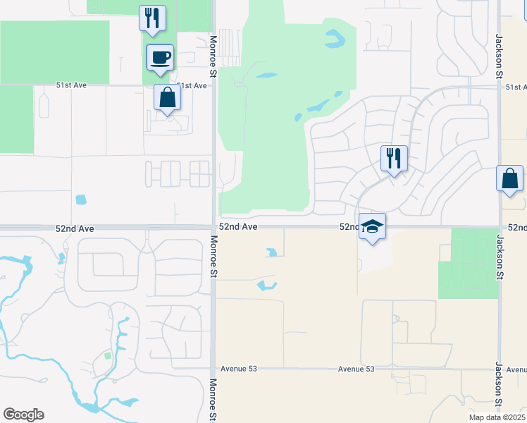 map of restaurants, bars, coffee shops, grocery stores, and more near 82170 San Gorgonio Dr in Indio