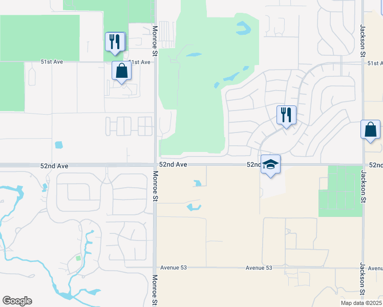 map of restaurants, bars, coffee shops, grocery stores, and more near 82170 San Gorgonio Dr in Indio
