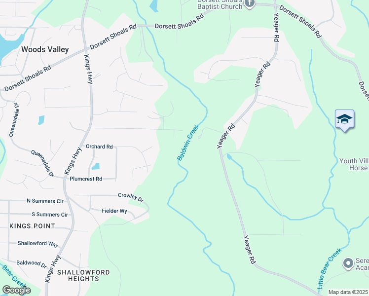 map of restaurants, bars, coffee shops, grocery stores, and more near 4920 Apple Way Court in Douglasville