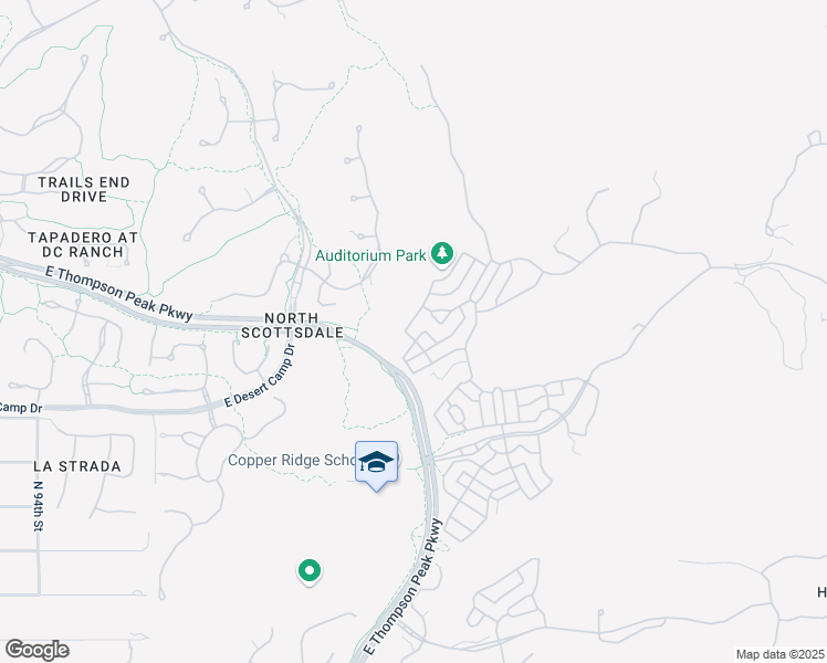 map of restaurants, bars, coffee shops, grocery stores, and more near 20497 North 100th Place in Scottsdale