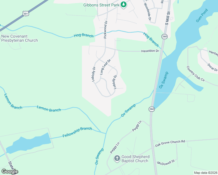 map of restaurants, bars, coffee shops, grocery stores, and more near 1046 Short Leaf Drive in Manning