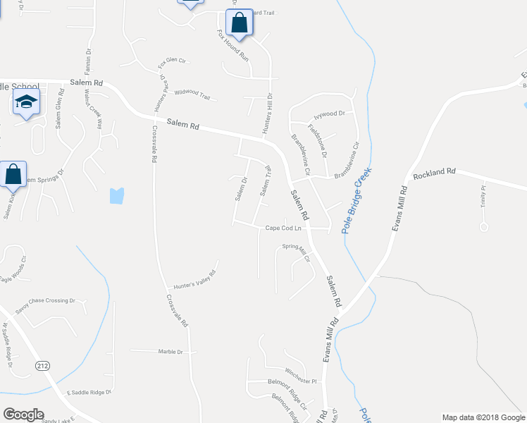 map of restaurants, bars, coffee shops, grocery stores, and more near 5671 Bobby Brook Court in Stonecrest