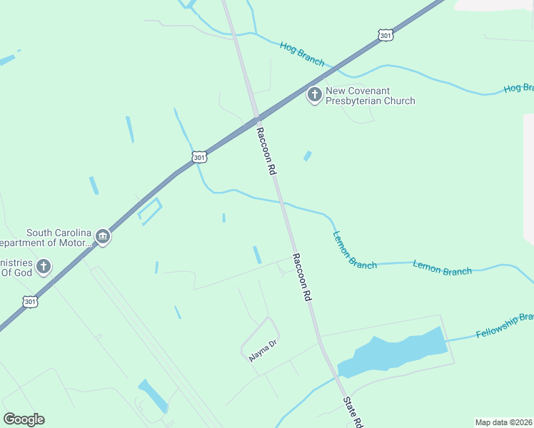 map of restaurants, bars, coffee shops, grocery stores, and more near 4730 Raccoon Road in Manning