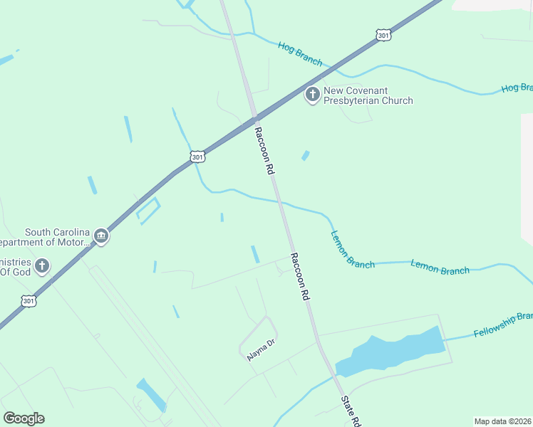map of restaurants, bars, coffee shops, grocery stores, and more near 4730 Raccoon Road in Manning