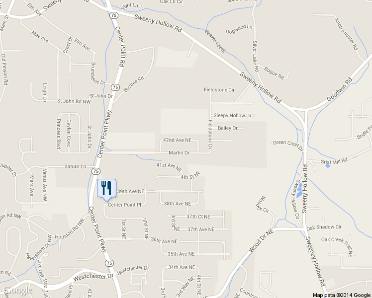 map of restaurants, bars, coffee shops, grocery stores, and more near 324 Martin Drive in Birmingham