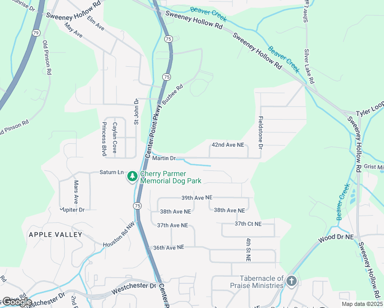 map of restaurants, bars, coffee shops, grocery stores, and more near 156 Martin Drive in Birmingham