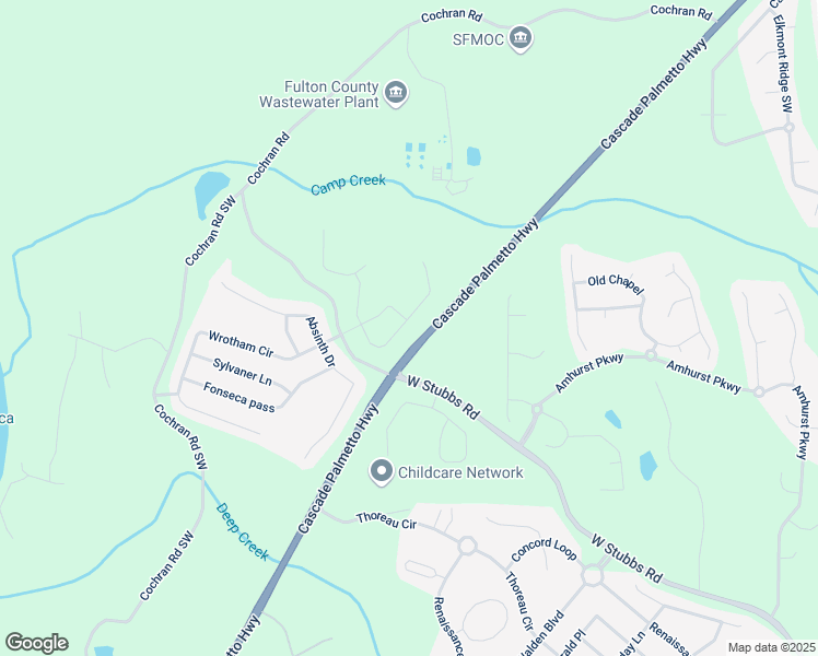 map of restaurants, bars, coffee shops, grocery stores, and more near 248 Allegrini Drive in Atlanta