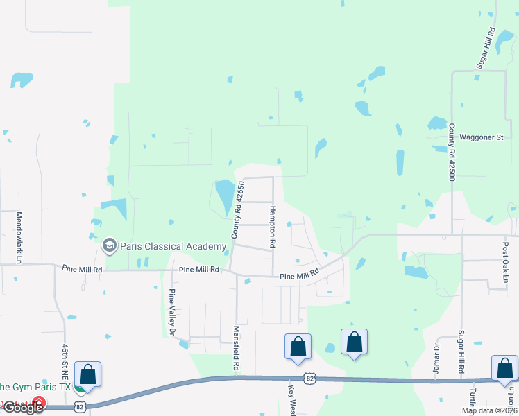 map of restaurants, bars, coffee shops, grocery stores, and more near 1245 Hampton Road in Reno