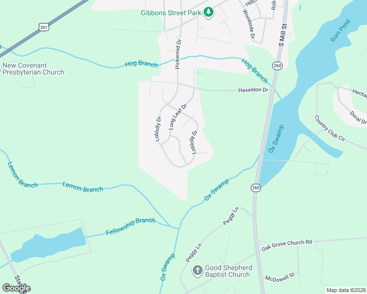 map of restaurants, bars, coffee shops, grocery stores, and more near 1046 Short Leaf Drive in Manning