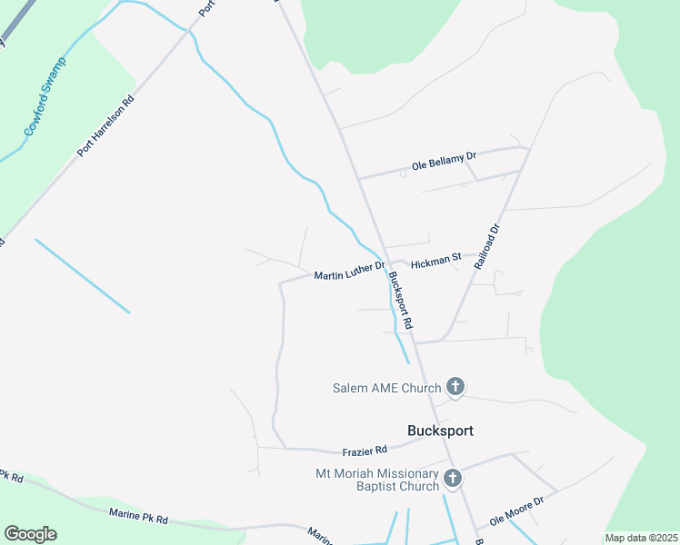 map of restaurants, bars, coffee shops, grocery stores, and more near 8275 Martin Luther Drive in Conway