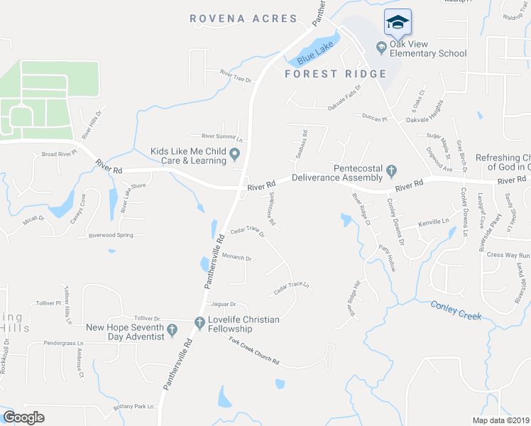 map of restaurants, bars, coffee shops, grocery stores, and more near 3771 Soapstone Road in Decatur