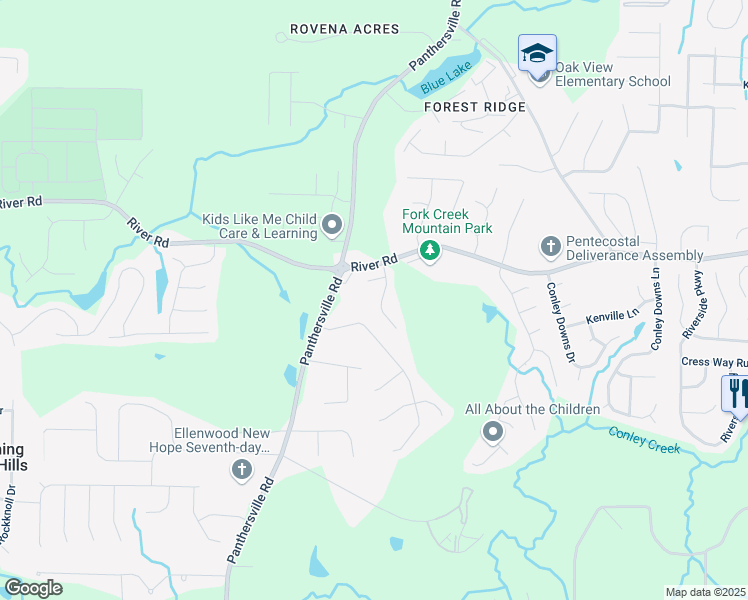 map of restaurants, bars, coffee shops, grocery stores, and more near 3771 Soapstone Road in Decatur