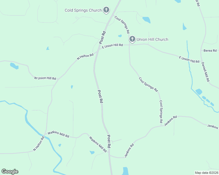 map of restaurants, bars, coffee shops, grocery stores, and more near 4930 Post Road in Douglas County