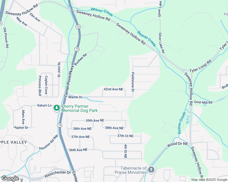 map of restaurants, bars, coffee shops, grocery stores, and more near 317 42nd Avenue Northeast in Birmingham