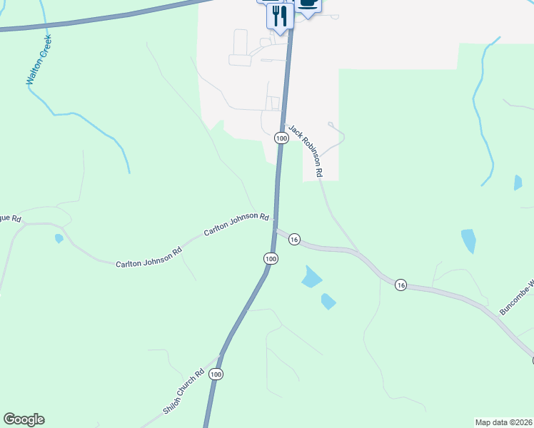 map of restaurants, bars, coffee shops, grocery stores, and more near 760 Carlton Johnson Road in Waco