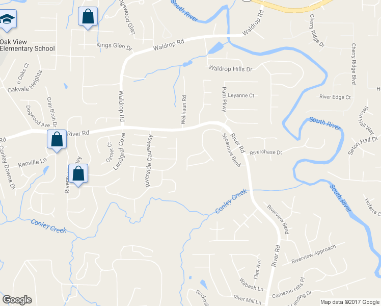 map of restaurants, bars, coffee shops, grocery stores, and more near 3300 Allison Circle in Decatur