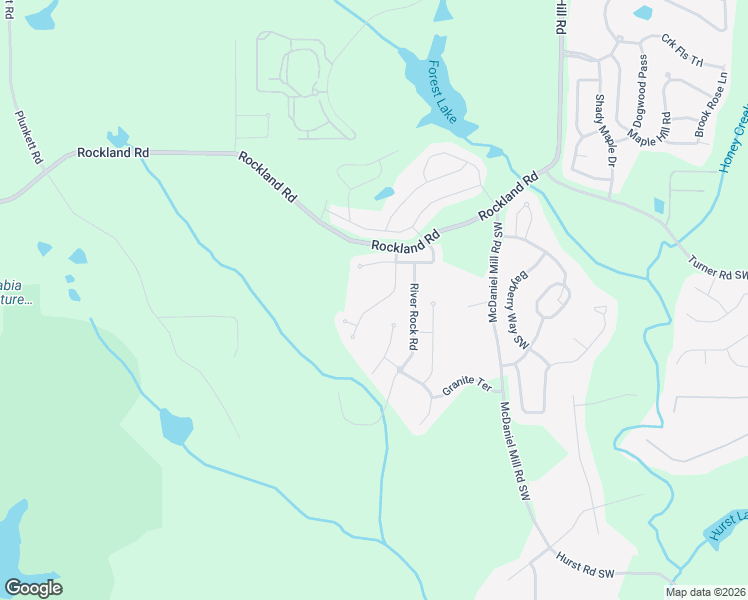 map of restaurants, bars, coffee shops, grocery stores, and more near 3570 Cragstone Road in Stonecrest