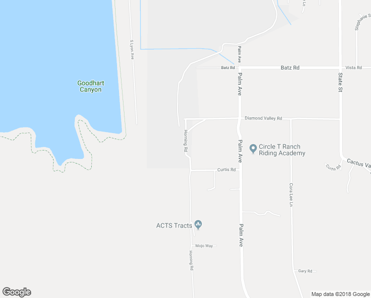 map of restaurants, bars, coffee shops, grocery stores, and more near Horning Road in Hemet