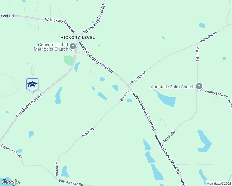 map of restaurants, bars, coffee shops, grocery stores, and more near 444 Agape Road in Carrollton