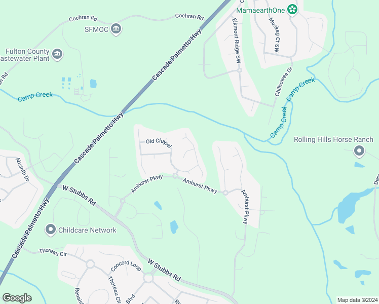 map of restaurants, bars, coffee shops, grocery stores, and more near 400 Pinevale Court in Atlanta