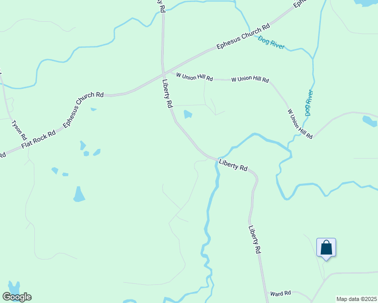 map of restaurants, bars, coffee shops, grocery stores, and more near 4835 Liberty Road in Villa Rica