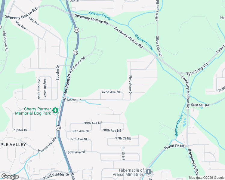 map of restaurants, bars, coffee shops, grocery stores, and more near 316 42nd Avenue Northeast in Birmingham