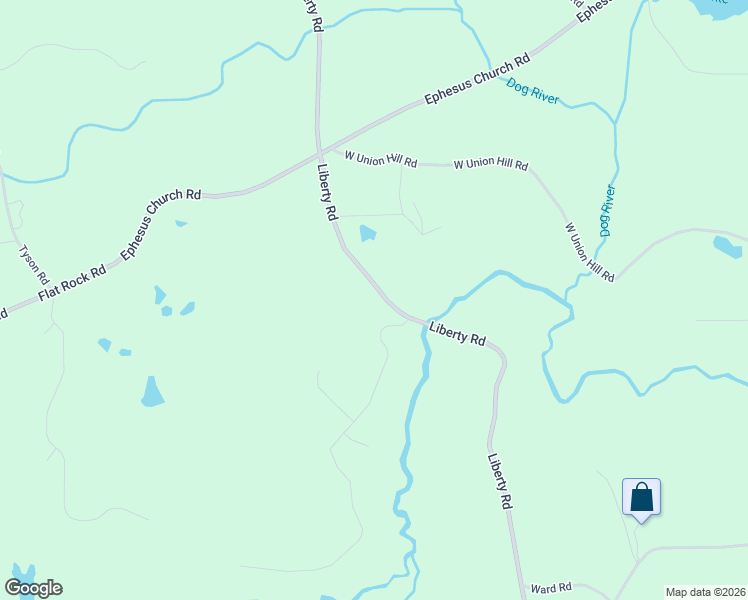 map of restaurants, bars, coffee shops, grocery stores, and more near 4835 Liberty Road in Villa Rica