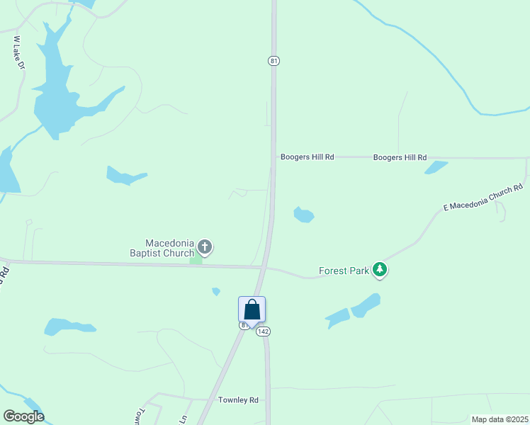 map of restaurants, bars, coffee shops, grocery stores, and more near 100 Old Highway 81 in Oxford