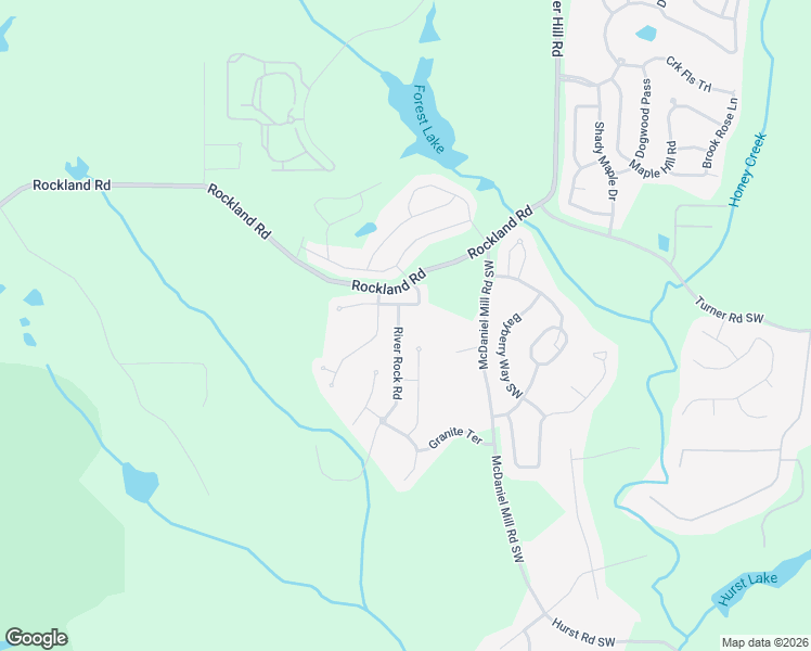 map of restaurants, bars, coffee shops, grocery stores, and more near 7225 Bedrock Circle in Stonecrest