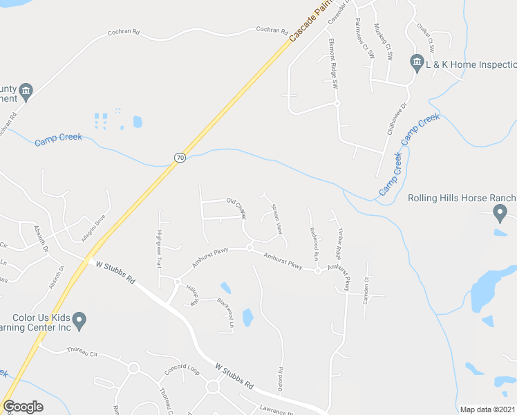 map of restaurants, bars, coffee shops, grocery stores, and more near 415 Pinevale Court in College Park